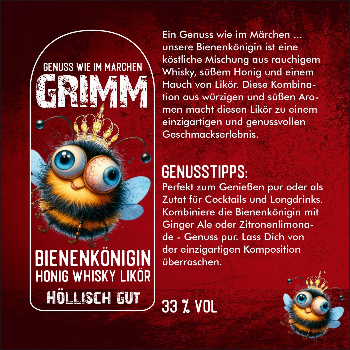 Bienenkönigin - Honig Whisky Likör
