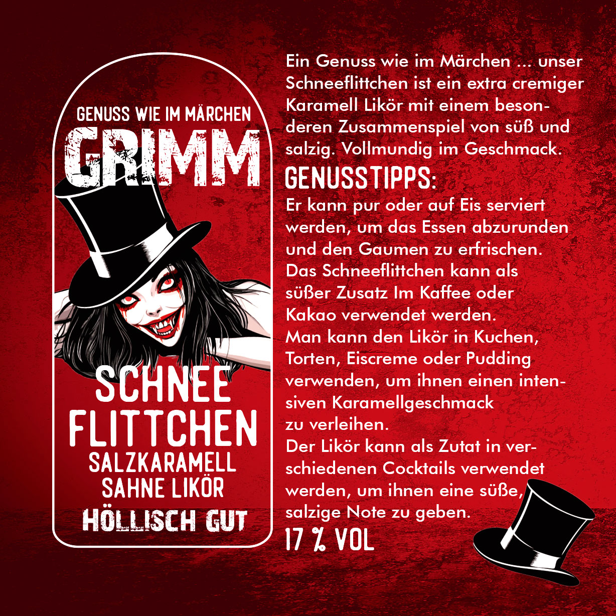 Schneeflittchen - Salzkaramell Likör