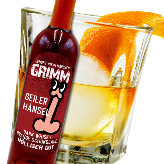 Geiler Hänsel - Dark Whisky Orange Schokoladen Likör