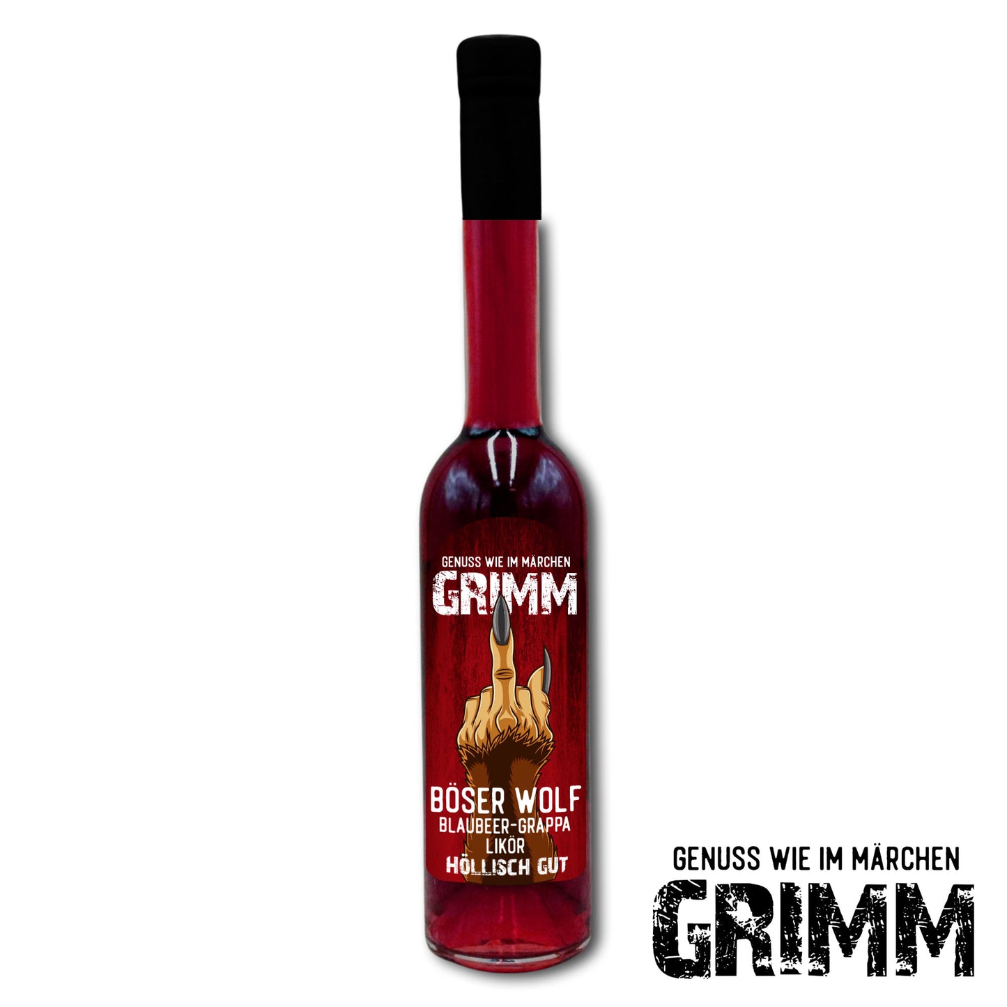 Böser Wolf - Blaubeer Grappa Likör