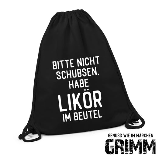 Rucksack: Bitte nicht schubsen, ich habe Likör im Beutel
